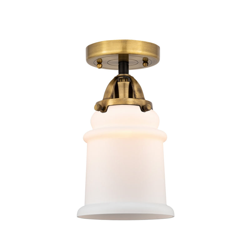 Innovations 288-1C-BAB-G181-LED LED Semi-Flush Mount, Black Antique Brass