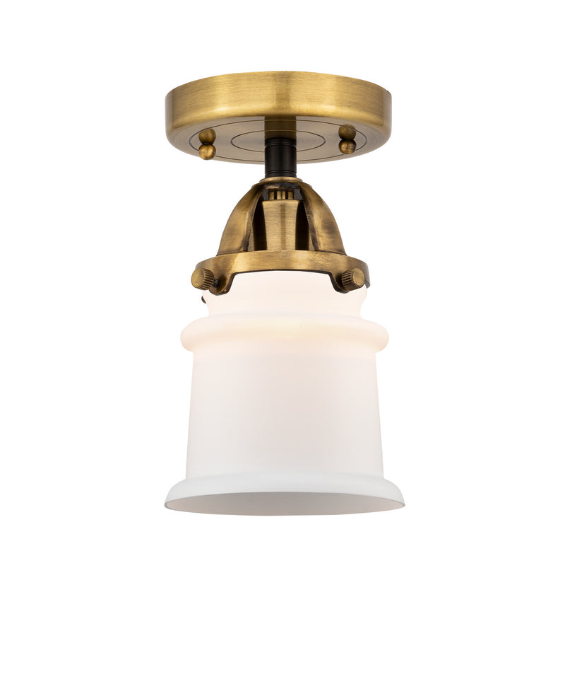 Innovations 288-1C-BAB-G181S One Light Semi-Flush Mount, Black Antique Brass