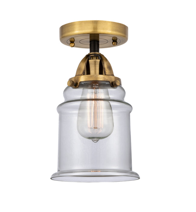 Innovations 288-1C-BAB-G182 One Light Semi-Flush Mount, Black Antique Brass