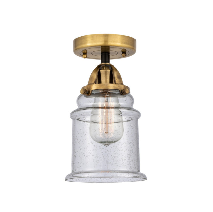 Innovations 288-1C-BAB-G184-LED LED Semi-Flush Mount, Black Antique Brass