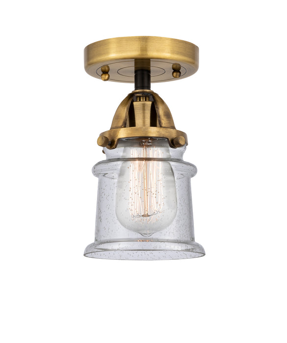 Innovations 288-1C-BAB-G184S One Light Semi-Flush Mount, Black Antique Brass