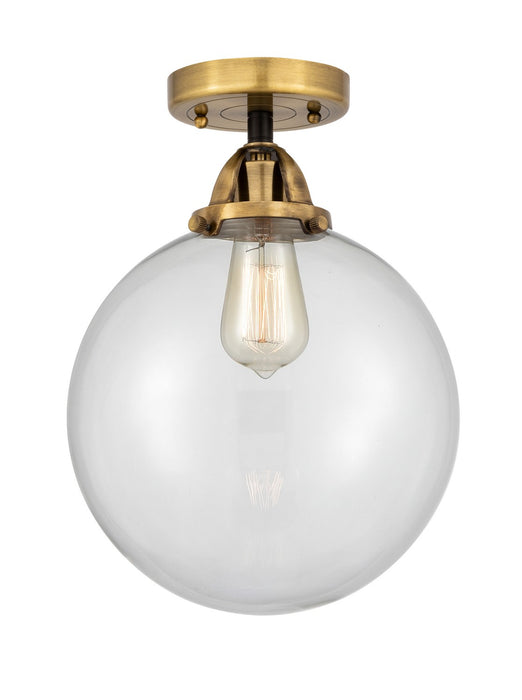 Innovations 288-1C-BAB-G202-10-LED LED Semi-Flush Mount, Black Antique Brass