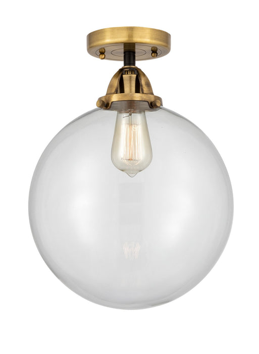Innovations 288-1C-BAB-G202-12-LED LED Semi-Flush Mount, Black Antique Brass