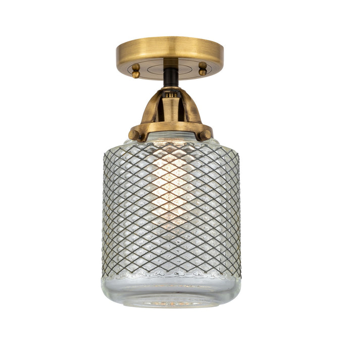 Innovations 288-1C-BAB-G262-LED LED Semi-Flush Mount, Black Antique Brass