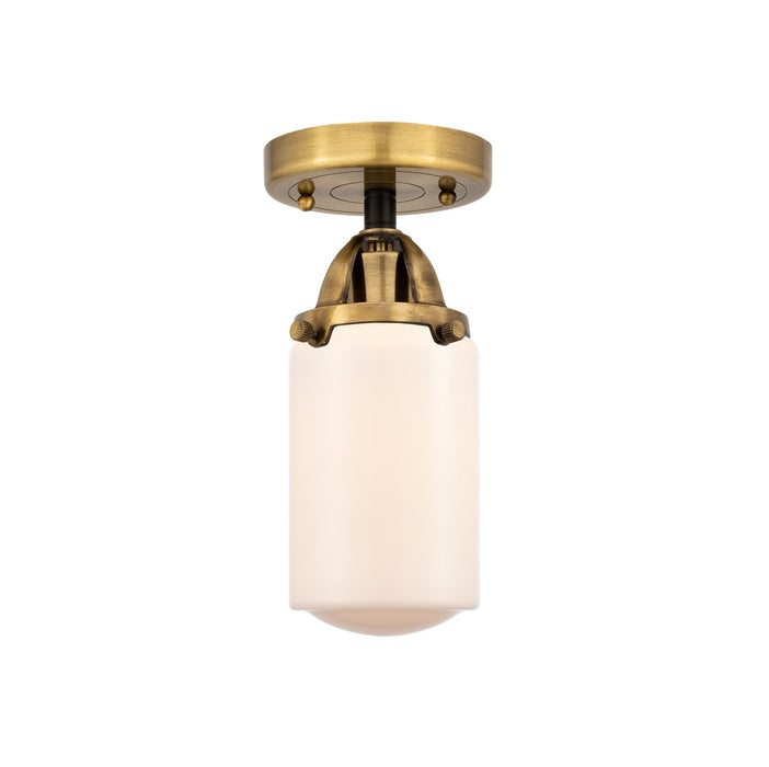 Innovations 288-1C-BAB-G311-LED LED Semi-Flush Mount, Black Antique Brass