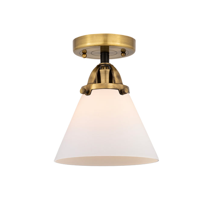 Innovations 288-1C-BAB-G41 One Light Semi-Flush Mount, Black Antique Brass