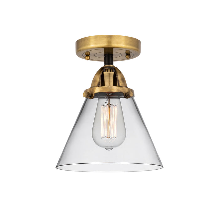 Innovations 288-1C-BAB-G42 One Light Semi-Flush Mount, Black Antique Brass