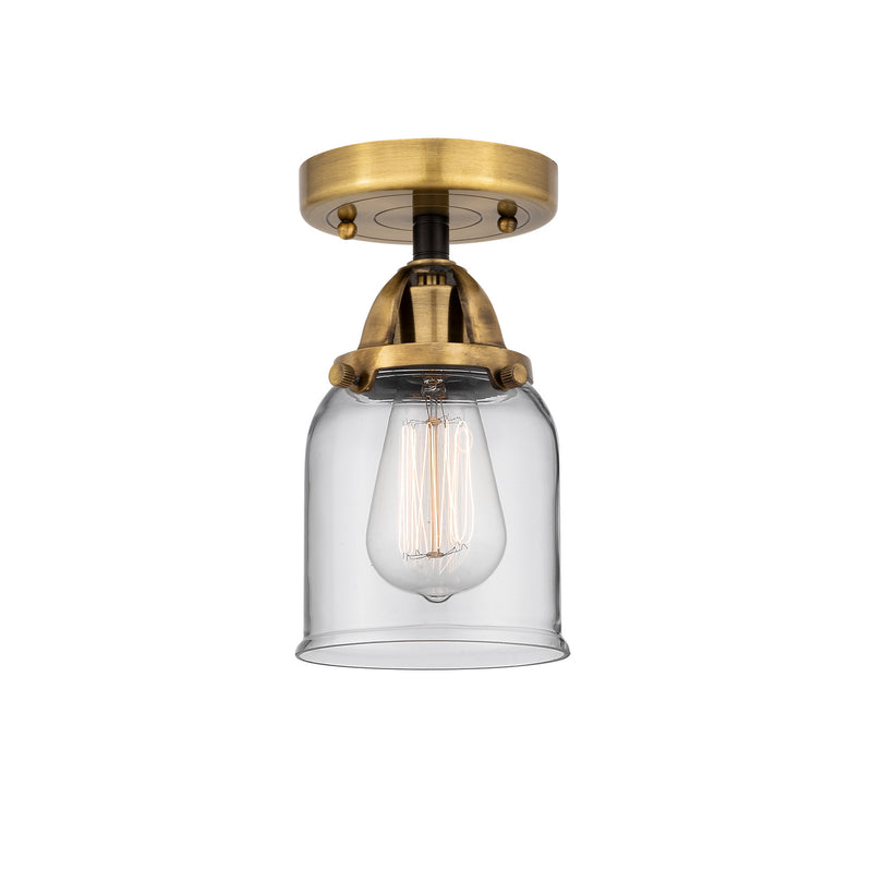Innovations 288-1C-BAB-G52 One Light Semi-Flush Mount, Black Antique Brass