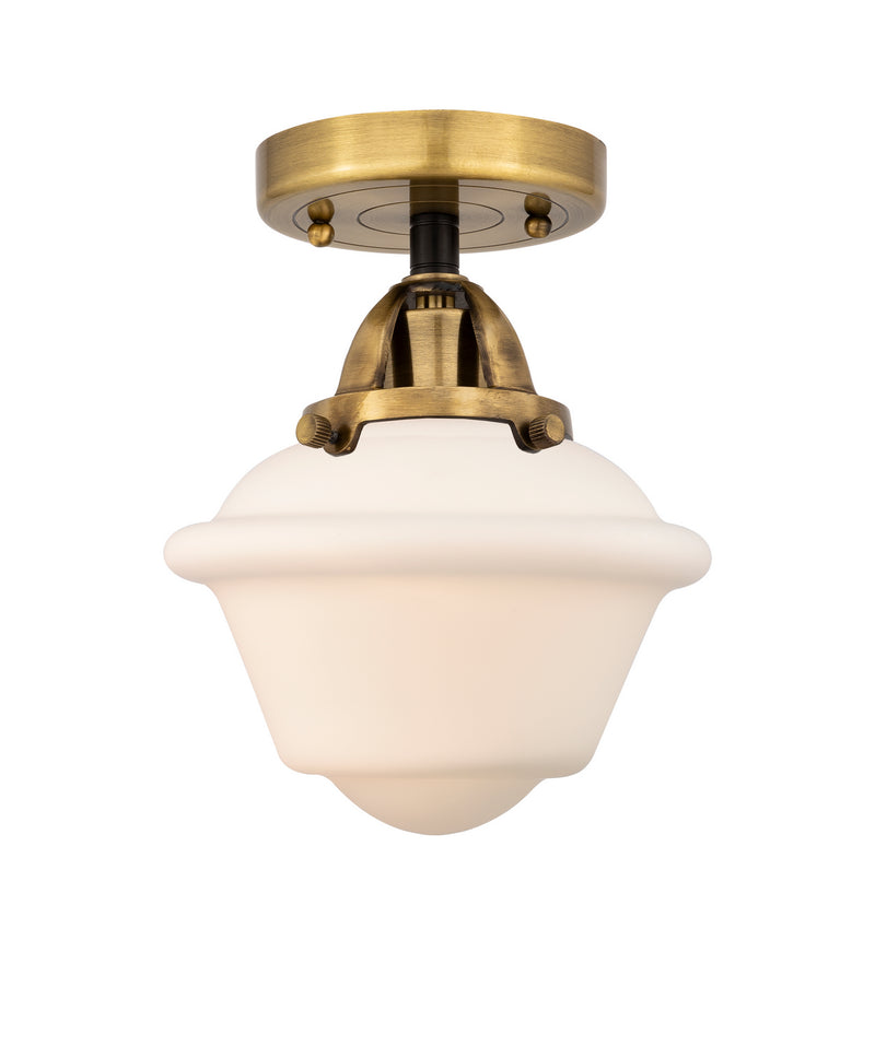 Innovations 288-1C-BAB-G531 One Light Semi-Flush Mount, Black Antique Brass