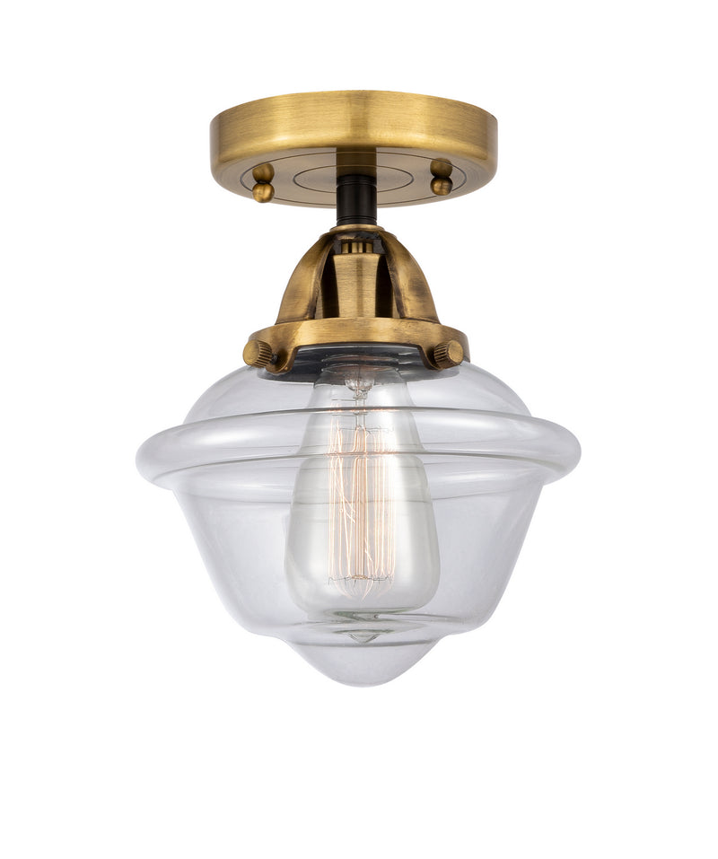 Innovations 288-1C-BAB-G532 One Light Semi-Flush Mount, Black Antique Brass