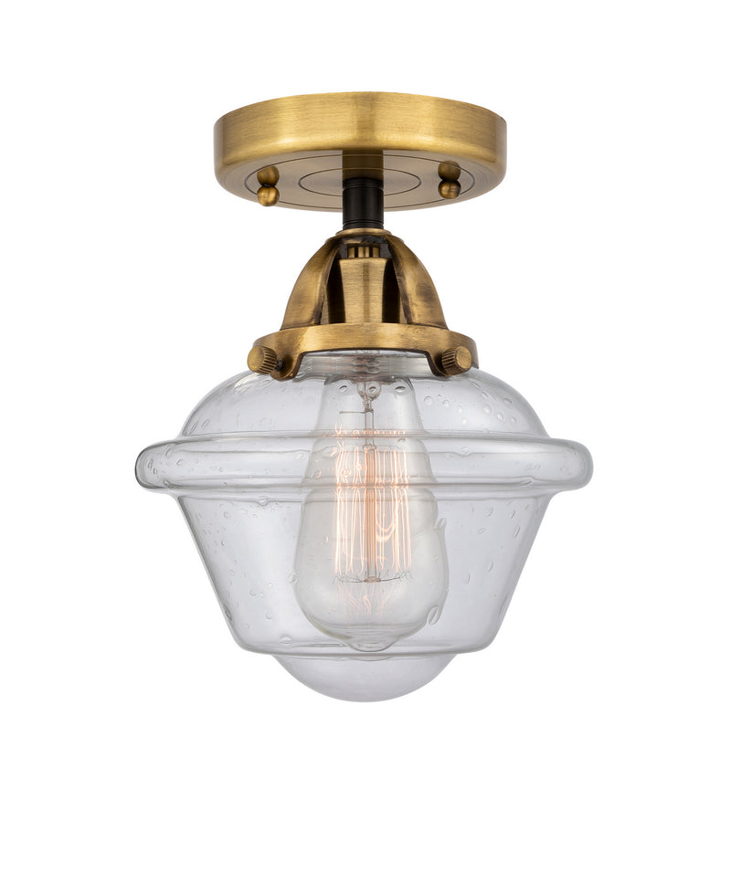 Innovations 288-1C-BAB-G534 One Light Semi-Flush Mount, Black Antique Brass