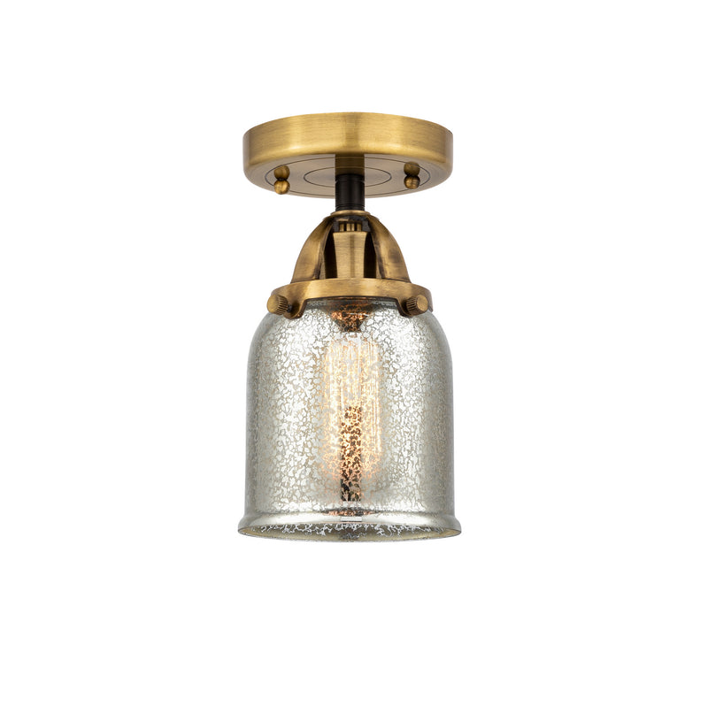 Innovations 288-1C-BAB-G58 One Light Semi-Flush Mount, Black Antique Brass