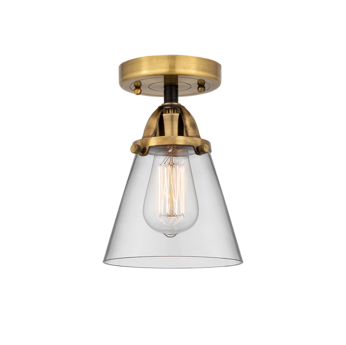 Innovations 288-1C-BAB-G62 One Light Semi-Flush Mount, Black Antique Brass