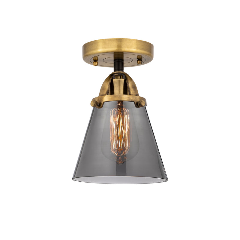 Innovations 288-1C-BAB-G63 One Light Semi-Flush Mount, Black Antique Brass