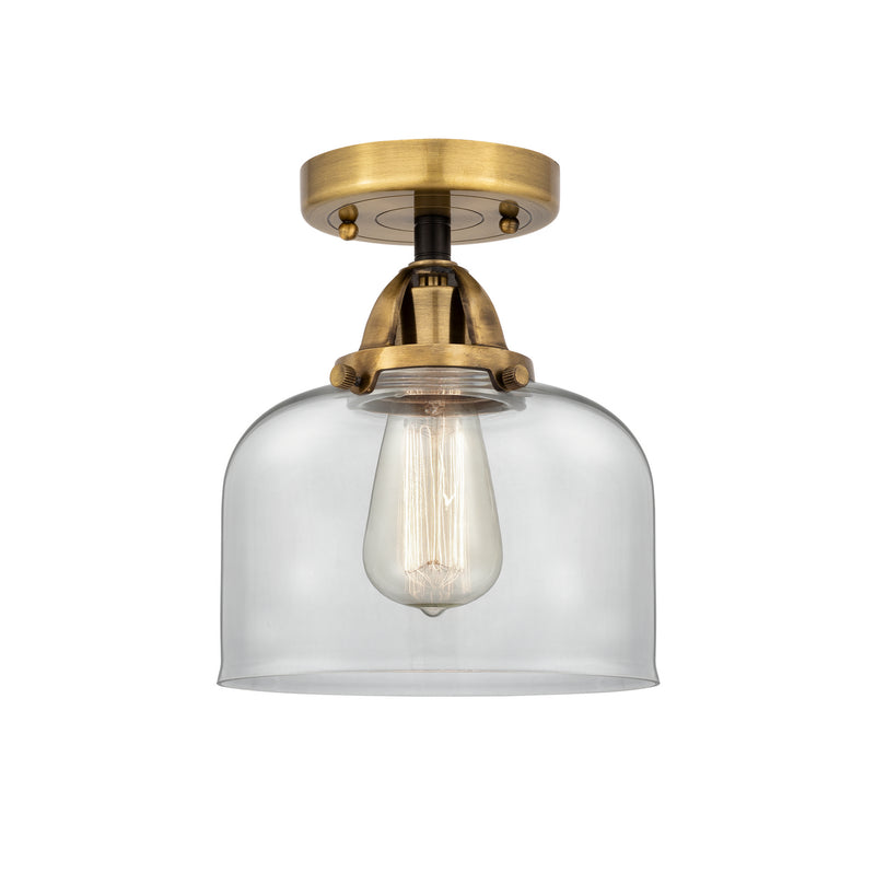Innovations 288-1C-BAB-G72 One Light Semi-Flush Mount, Black Antique Brass