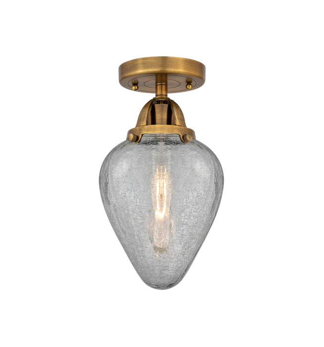Innovations 288-1C-BB-G165-LED LED Semi-Flush Mount, Brushed Brass