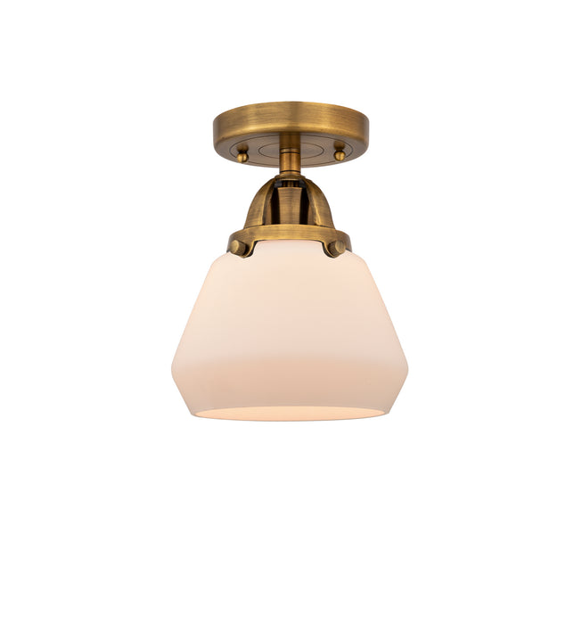 Innovations 288-1C-BB-G171 One Light Semi-Flush Mount, Brushed Brass