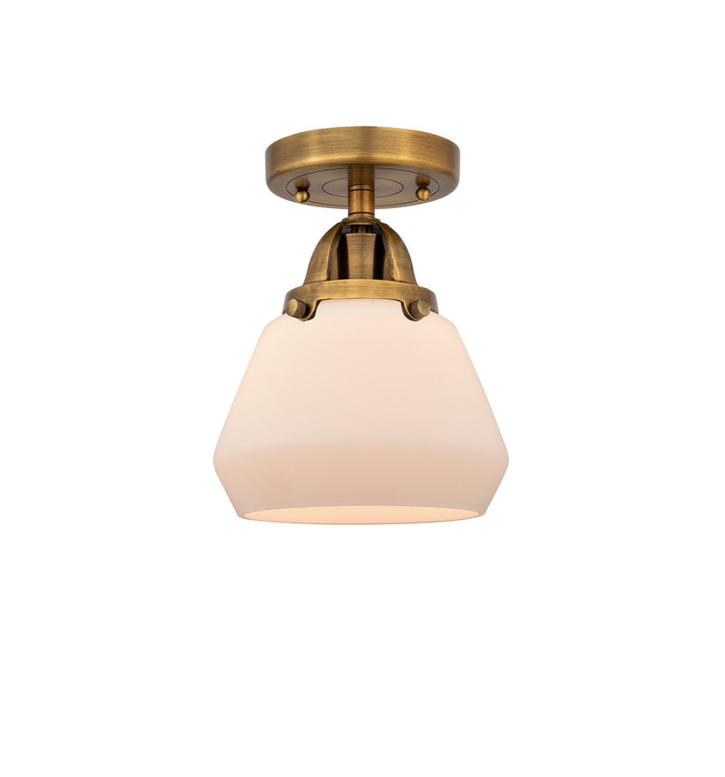 Innovations 288-1C-BB-G171-LED LED Semi-Flush Mount, Brushed Brass