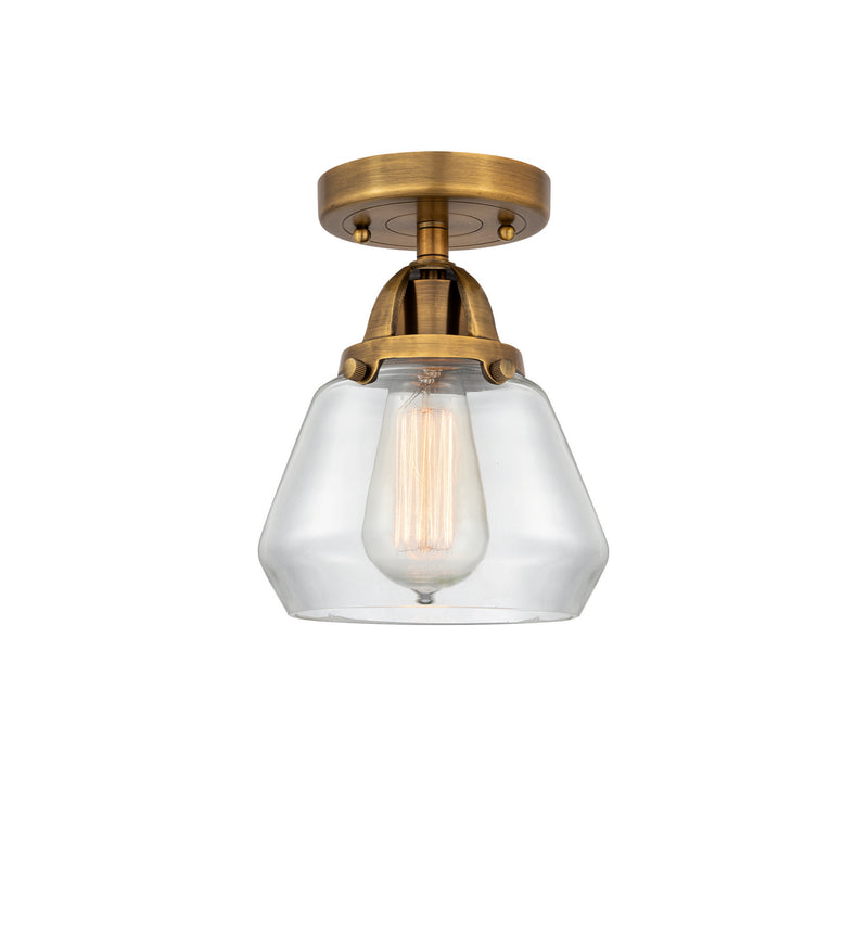 Innovations 288-1C-BB-G172 One Light Semi-Flush Mount, Brushed Brass