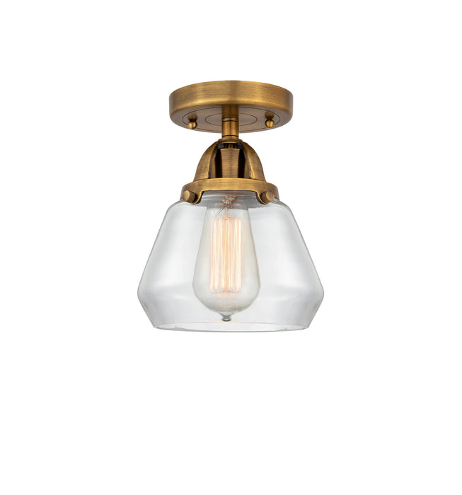 Innovations 288-1C-BB-G172 One Light Semi-Flush Mount, Brushed Brass
