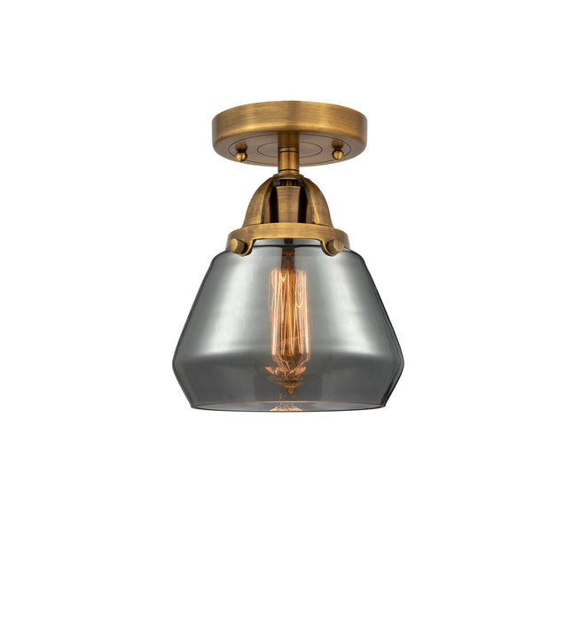 Innovations 288-1C-BB-G173 One Light Semi-Flush Mount, Brushed Brass