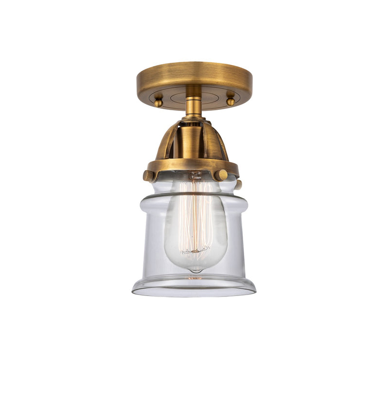 Innovations 288-1C-BB-G182S-LED LED Semi-Flush Mount, Brushed Brass
