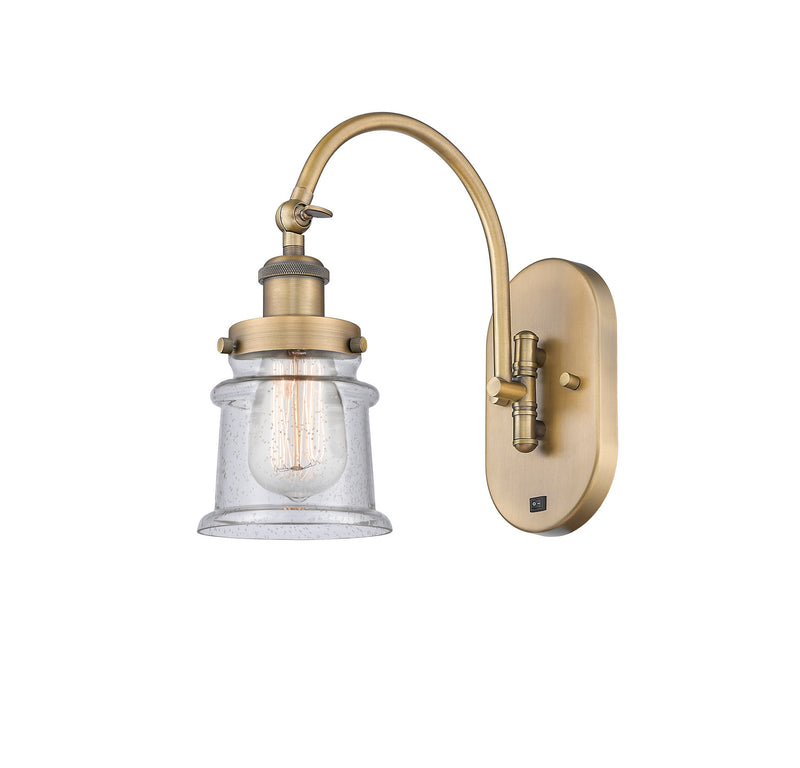 Innovations 918-1W-BB-G184S One Light Wall Sconce, Brushed Brass
