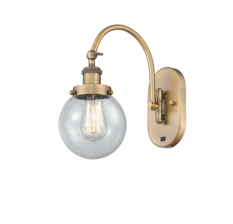 Innovations 918-1W-BB-G204-6-LED LED Wall Sconce, Brushed Brass