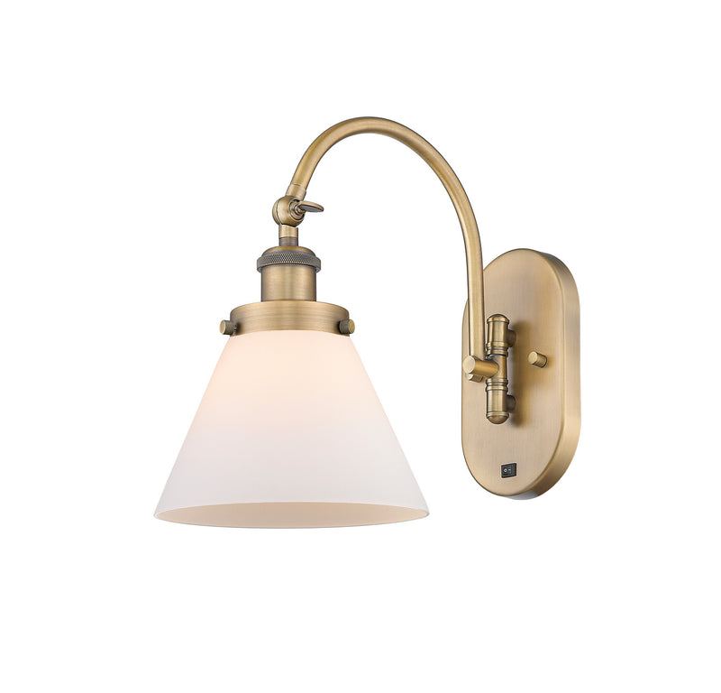 Innovations 918-1W-BB-G41 One Light Wall Sconce, Brushed Brass