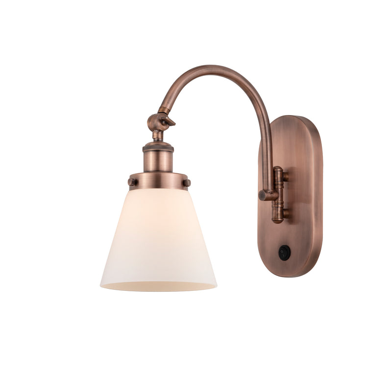 Innovations 918-1W-AC-G61-LED LED Wall Sconce, Antique Copper