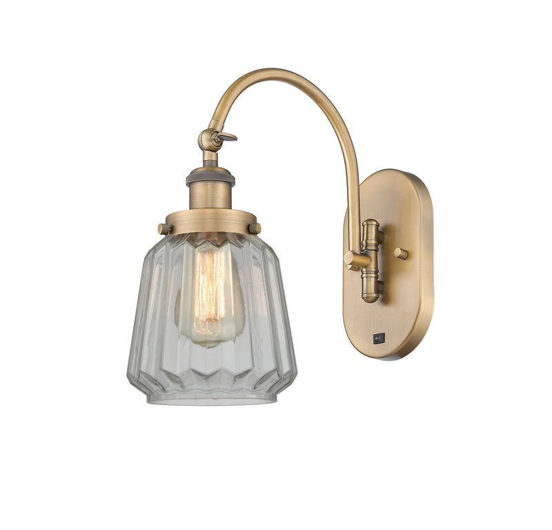 Innovations 918-1W-BB-G142-LED LED Wall Sconce, Brushed Brass