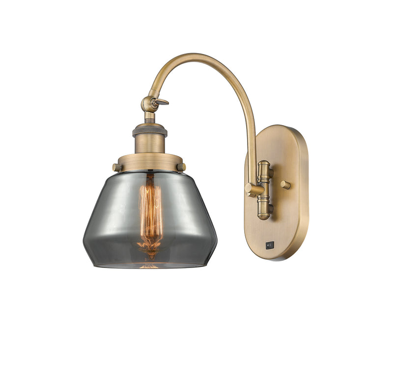 Innovations 918-1W-BB-G173 One Light Wall Sconce, Brushed Brass
