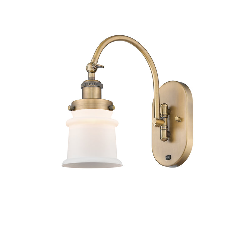 Innovations 918-1W-BB-G181S One Light Wall Sconce, Brushed Brass