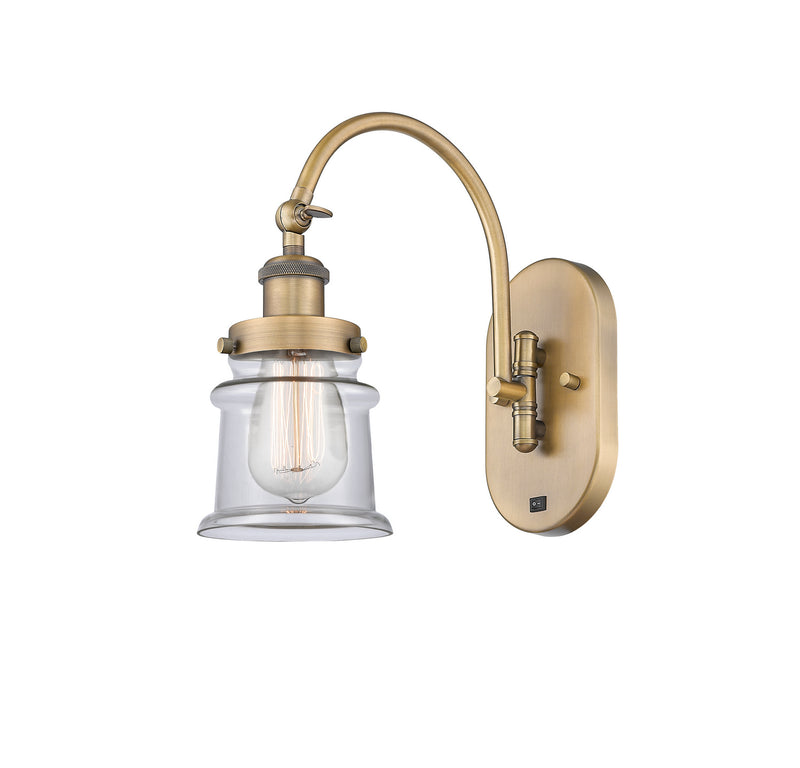 Innovations 918-1W-BB-G182S-LED LED Wall Sconce, Brushed Brass