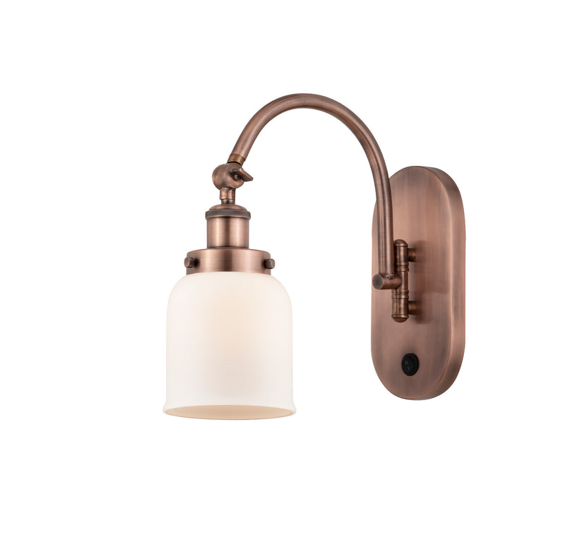 Innovations 918-1W-AC-G51 One Light Wall Sconce, Antique Copper