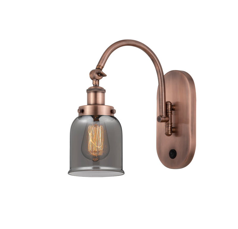 Innovations 918-1W-AC-G53 One Light Wall Sconce, Antique Copper