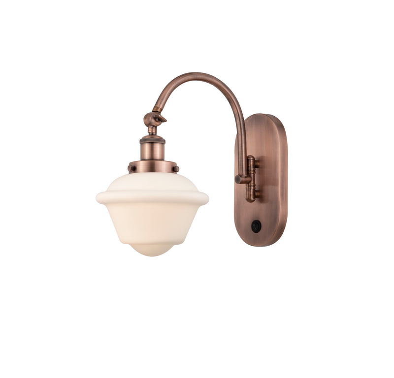 Innovations 918-1W-AC-G531-LED LED Wall Sconce, Antique Copper