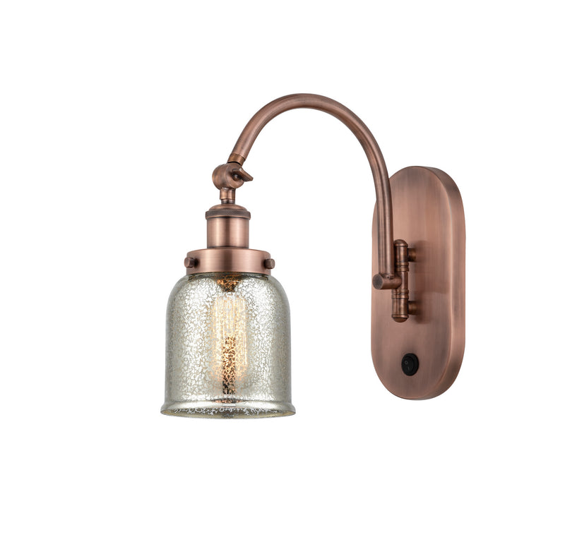 Innovations 918-1W-AC-G58 One Light Wall Sconce, Antique Copper
