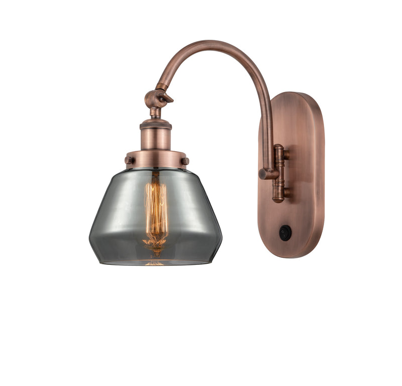 Innovations 918-1W-AC-G173-LED LED Wall Sconce, Antique Copper