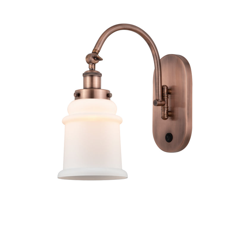 Innovations 918-1W-AC-G181-LED LED Wall Sconce, Antique Copper