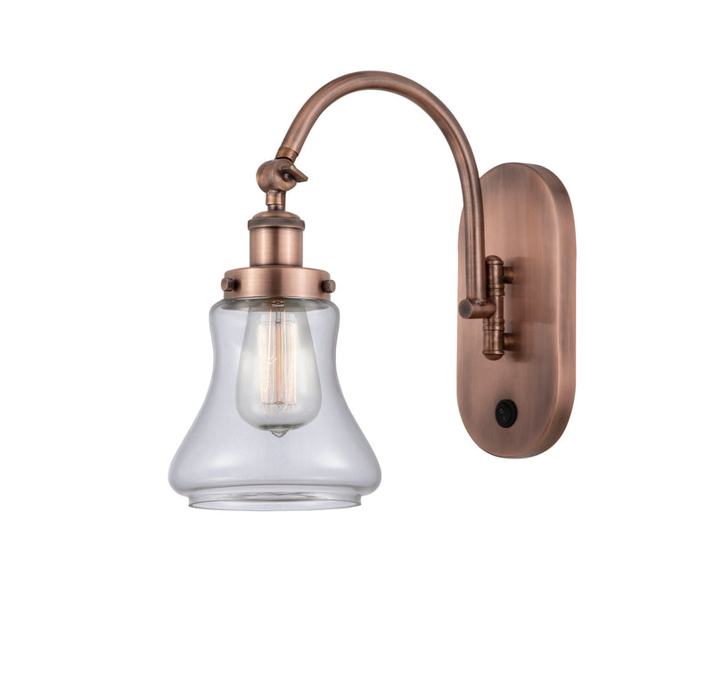 Innovations 918-1W-AC-G192-LED LED Wall Sconce, Antique Copper