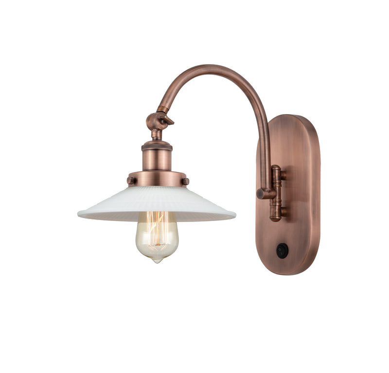 Innovations 918-1W-AC-G1-LED LED Wall Sconce, Antique Copper