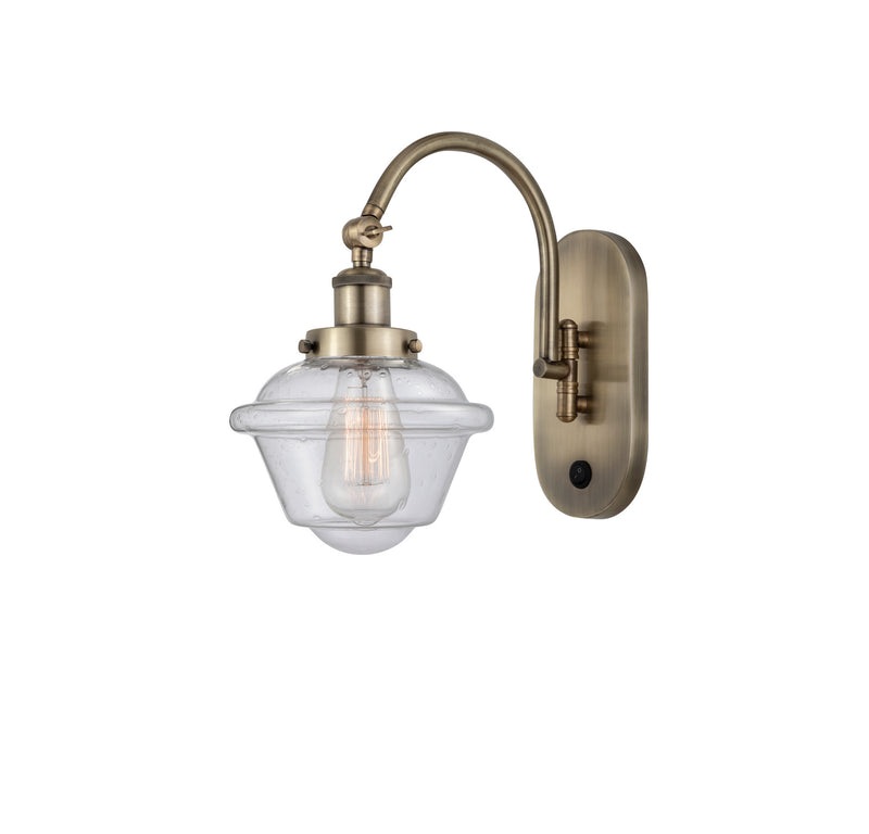 Innovations 918-1W-AB-G534 One Light Wall Sconce, Antique Brass