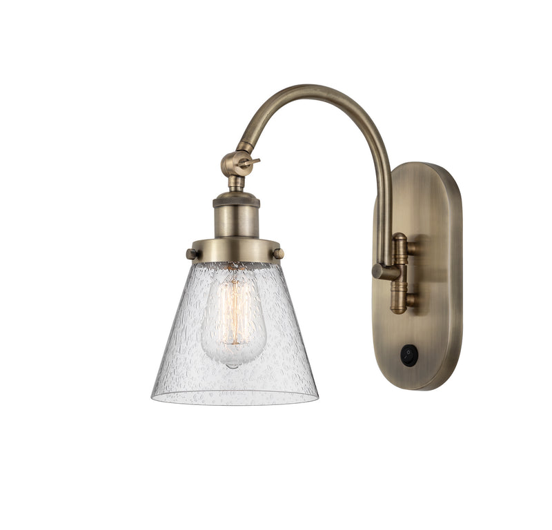 Innovations 918-1W-AB-G64 One Light Wall Sconce, Antique Brass
