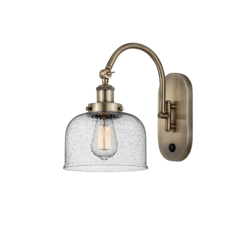 Innovations 918-1W-AB-G74 One Light Wall Sconce, Antique Brass