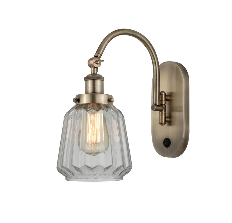 Innovations 918-1W-AB-G142-LED LED Wall Sconce, Antique Brass