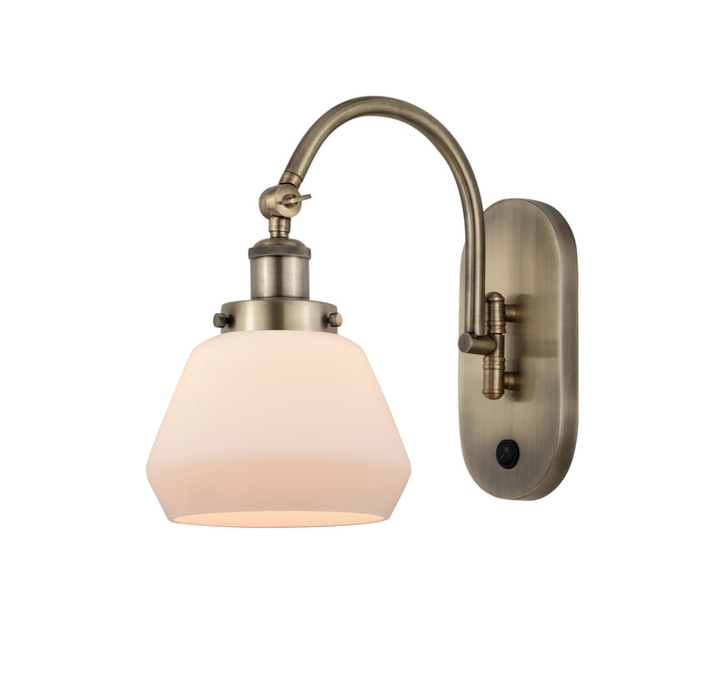 Innovations 918-1W-AB-G171 One Light Wall Sconce, Antique Brass