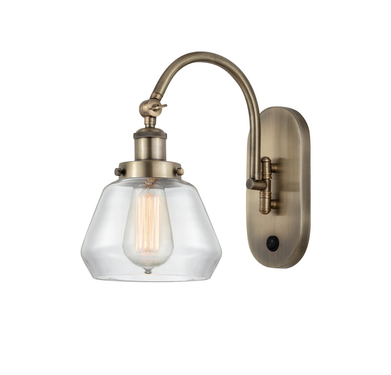 Innovations 918-1W-AB-G172 One Light Wall Sconce, Antique Brass