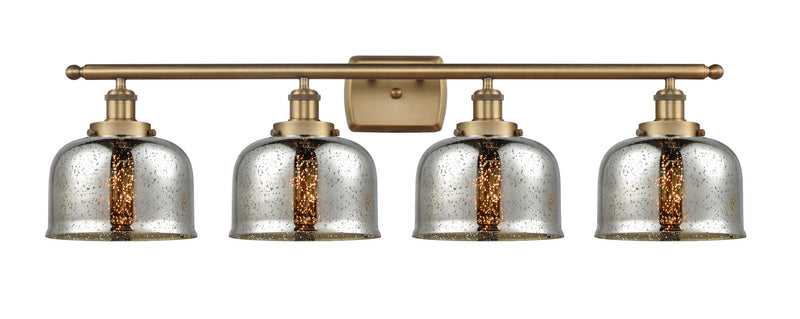 Innovations 916-4W-BB-G78 Four Light Bath Vanity, Brushed Brass