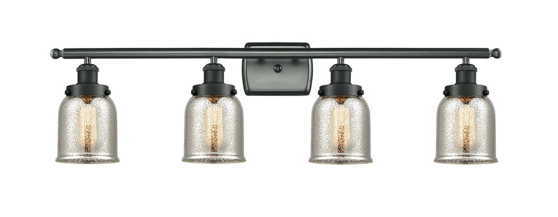 Innovations 916-4W-BK-G58 Four Light Bath Vanity, Matte Black